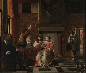 Merry Company — Pieter De Hooch