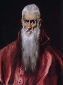 St Jerome As A Scholar (detail) — El Greco