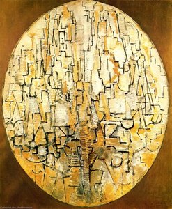 Composizione Ovale (alberi) — Piet Mondrian