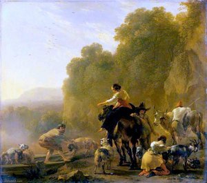 The Ferry Boat — Nicolaes Pietersz Berchem