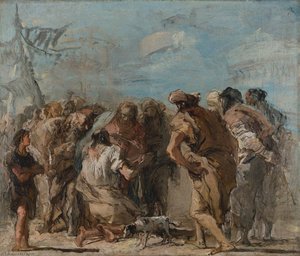 Christ Healing The Blind Man — Giandomenico Tiepolo