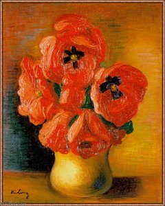 Bouquet De Pivoines — Moïse Kisling