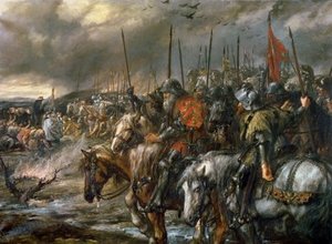 Morning Of The Battle Of Agincourt — John Gilbert