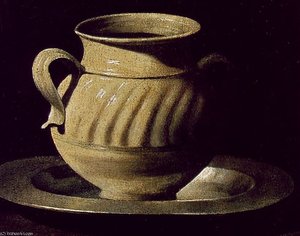 Jars Detail — Francisco De Zurbarán
