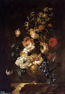 Vase Of Flowers — Francisco Pérez Sierra