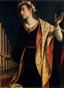St Cecilia — Orazio Gentileschi