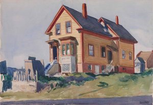 Casa En El Barrio Italiano — Edward Hopper