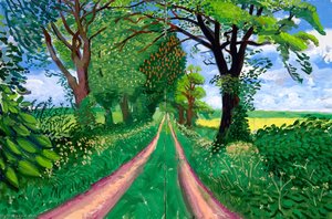 Late Spring Tunnel — David Hockney