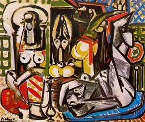 Las Mujeres De Argel 1 — Pablo Picasso