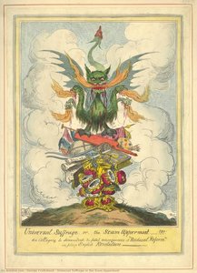Universal Suffrage Or The Scum Uppermost — George Cruikshank