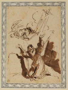 Saint Francis Receiving The Stigmata — Guercino