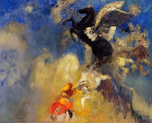 The Black Pegasus — Odilon Redon