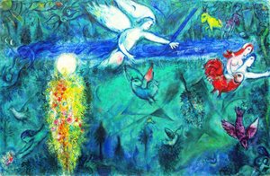 Adam E Eva Espulsi Dall'eden — Marc Chagall
