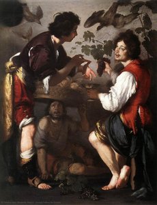 Joseph Telling His Dreams — Bernardo Strozzi