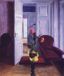 In The Manor Vysokovo (kostroma) — Boris Mikhailovich Kustodiev