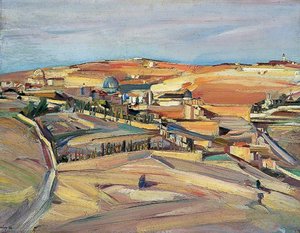 The Southeast Corner, Jerusalem (palestinian Landscape) — David Bomberg