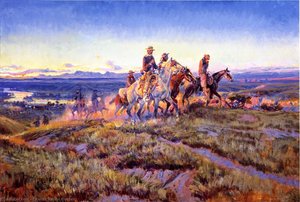 Männer Der Offenen Weide — Charles Marion Russell