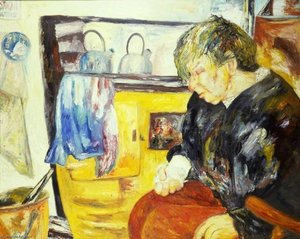 Sarah With Aga — John Bellany