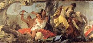 El Azote De Las Serpientes (detalle) — Giambattista Tiepolo