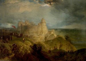 Nottingham Castle (king Charles I Raising His Standard, 24 August 1642) — Henry Thomas Dawson