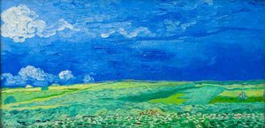 Wheatfields Under Thunderclouds — Vincent Willem Van Gogh