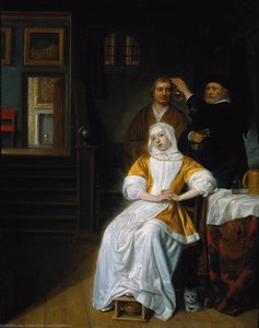 The Anaemic Lady — Samuel Van Hoogstraten