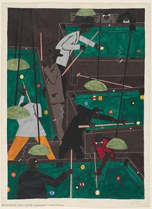 Pool Parlor — Jacob Lawrence