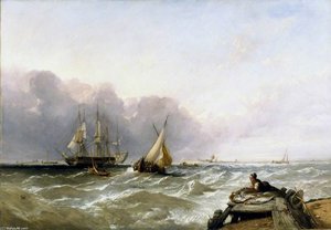 Shipping Off The Dutch Coast