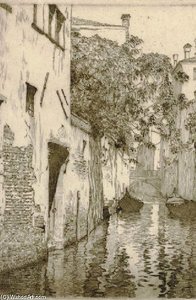 Canal San Agostino, Venice — Clarence Alphonse Gagnon