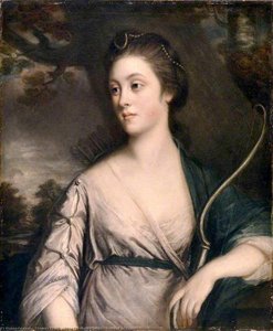 Miss Elizabeth Phelips, Dressed As Diana — Thomas Beach