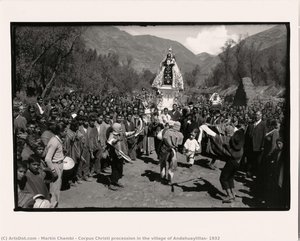 Corpus Christi Procession In The Village Of Andahuaylillas, 1932 — Martín Chambi