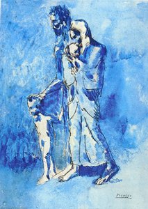 Rodina Slepce — Pablo Picasso