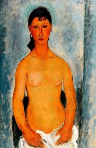 Stehende Nacktheit (elvira) — Amedeo Modigliani