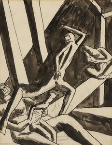 Familia (studiu Pentru Teatrul Ghetei Ii) — David Bomberg