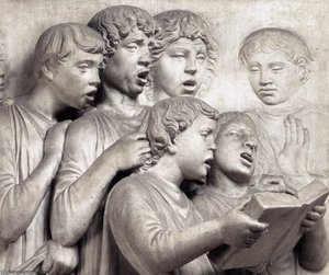 Cantoria (detail)4 — Luca Della Robbia