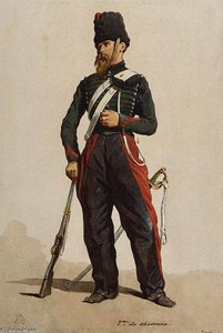 Study Of Soldier — Isidore Alexandre Augustin Pils