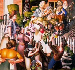 The Dustman Or The Lovers — Sir Stanley Spencer