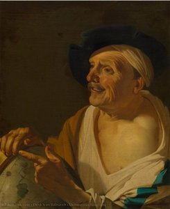 Democritus Laughing — Dirck Van Baburen