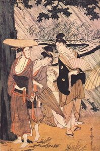 Shower — Kitagawa Utamaro