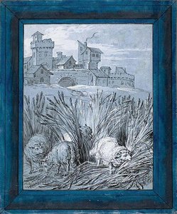 Sheep In The Field — Jean-baptiste Oudry