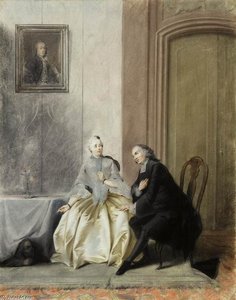 Scene Fra Molières Tartuffe — Jacobus Buys