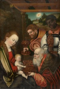Adoration Of The Kings — Lucas Cranach Il Giovane