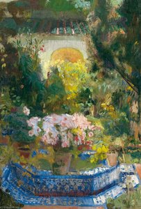 Spagnolo Patio Della Casa — Joaquín Sorolla Y Bastida