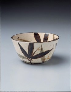 Bowl With Bamboo Leaf Design — Ogata Kenzan