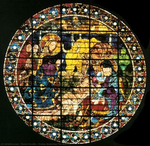 Oculus Depicting The Nativity — Paolo Uccello