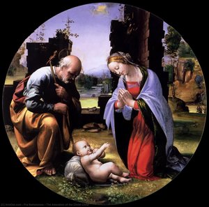 The Adoration Of The Christ Child — Fra Bartolomeo