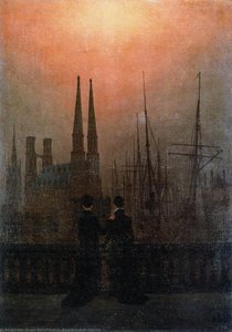 The Sisters On The Balcony — Caspar David Friedrich