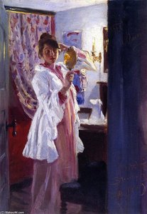 Interior With The Artist's Wife — Петер Северин Кројер