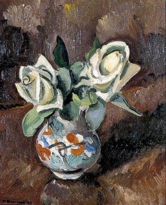 Still Life Of White Roses — Keith Baynes