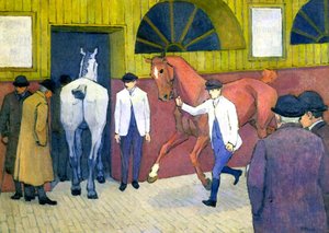 The Horse Mart (barbican No. 1) — Robert Polhill Bevan